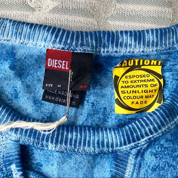 VTG 00s Diesel Tie Dye Lace Up Sweatshirt 🔥 - Picture 5 of 5